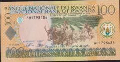 Rwanda 100 Frank 2003 Çil Pick 29 ( 8484 )