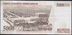 7.Emisyon 5 000 000 Lira G01 226250 Çok Çok Temiz+