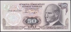 6.Emisyon 2.Tertip 50 Lira J04 182580 Çil