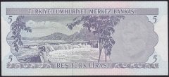 6.Emisyon 2.Tertip 5 Lira K70 009464 Çilaltı