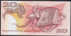 Papua New Guinea 20 Kına 1989 Çil Pick10c
