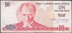 8.Emisyon 10 YTL B67 960749 Çok Temiz