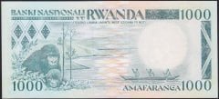 RWANDA 1000 FRANK 1988 ÇİL P-21 eski kağıt para fiyatları