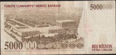 7.Emisyon 5 000 000 Lira M03 484760 Çok Temiz