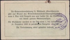 AVUSTURYA 50 HELLER 1920 ÇOK TEMİZ