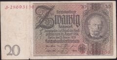 Almanya 20 Mark 1929 Çok Temiz