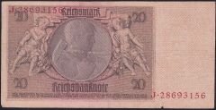 Almanya 20 Mark 1929 Çok Temiz