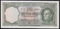 5.EMİSYON 4.TERTİP 100 LİRA T11 043965 ÇOK TEMİZ( AÇIKLAMAYI OKUYUNUZ ) eski para