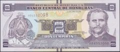 Honduras 2 Lempira 2014 Çil Pick97b
