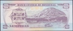 Honduras 2 Lempira 2014 Çil Pick97b