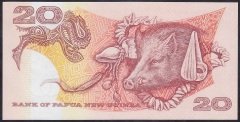 Papua New Guinea 20 Kına 1989 Çil Pick10a