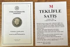 Türk Nümismatik Derneği Müzayede Broşürü 4 Aralı 2012 -2 Şubat 2013 Az Resimli 5 ve 3  Sayfa
