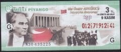 2011 9 Kasım Çeyrek Bilet - G Serisi