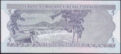 6.Emisyon 2.Tertip 5 Lira K68 453485 Çilaltı Çil