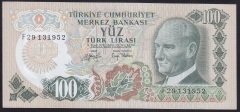 6.EMİSYON 2.TERTİP 100 LİRA F29 131952 ÇÇT ÇİLALTI