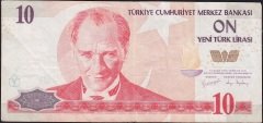 8.Emisyon 10 YTL B14 674129 Çok Temiz