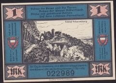 Almanya 1 Mark Notgeld 1921 Çil