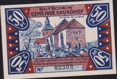 Almanya 50 Pfennig Notgeld 1921 Çil