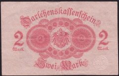 Almanya 2 Mark 1914 Çok Temiz+ Mavi Seri Numara