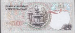 6.Emisyon 2.Tertip 50 Lira J10 293216 Çilaltı Çil
