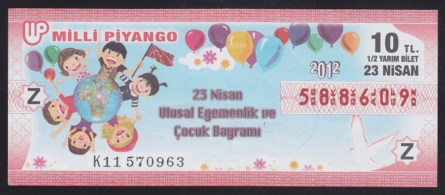2012 23 NİSAN YARIM BİLET
