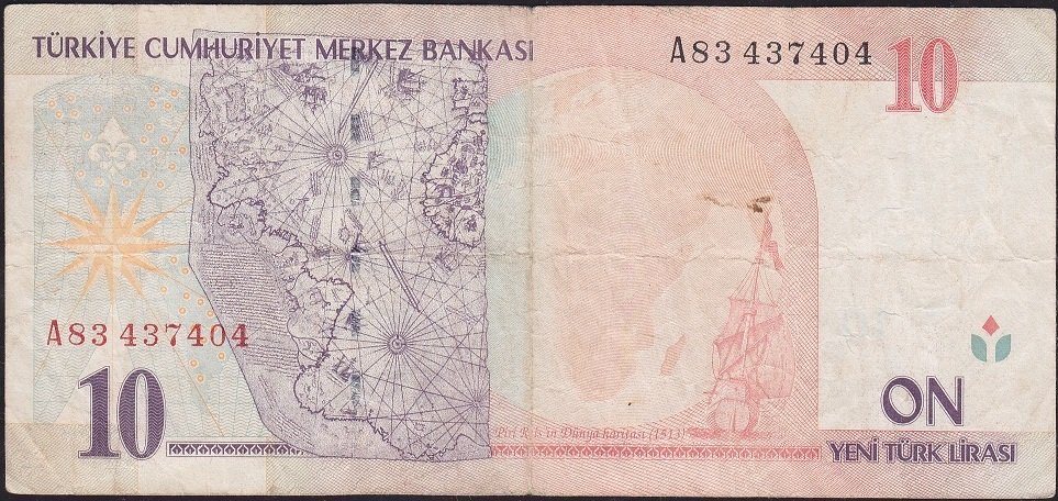 8.Emisyon 10 YTL A83 437404 Çok Temiz