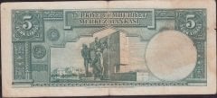 2.Emisyon 5 Lira E23 37614 Temiz
