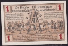 Almanya 1 Mark Notgeld 1920 Çil Filigranlı