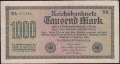 Almanya 1000 Mark 1922 Çok Temiz