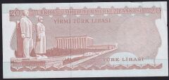 6.Emisyon 3.Tertip 20 Lira G86 711174 Çok Temiz+