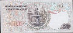 6.Emisyon 2.Tertip 50 Lira J11 403736 Çilaltı
