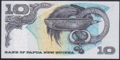 Papua New Guinea 10 Kına 1985 Çil Pick 7