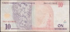 8.Emisyon 10 YTL A82 422895 Çok Temiz