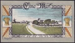 Almanya 1 Mark Notgeld 1920 Çil Filigranlı