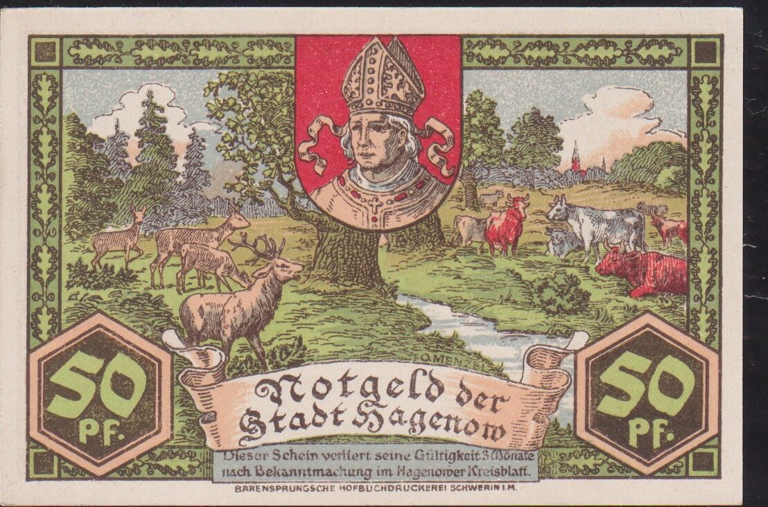 Almanya 50 Pfennig Notgeld 1921 Çil