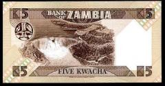 ZAMBİA 5 KWACHA ÇİL DESTE ( 100 ADET ) 1980