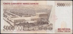 7.Emisyon 5 000 000 Lira F23 227192 Çok Temiz