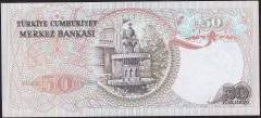6.Emisyon 2.Tertip 50 Lira J13 171592 Çil