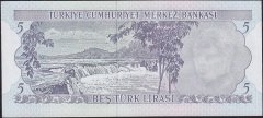 6.Emisyon 2.Tertip 5 Lira K65 232759 Çilaltı Çil