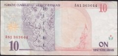 8.Emisyon 10 YTL A81 363644 Çok Temiz+