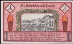 Almanya 1 Mark Notgeld 1921 Çil
