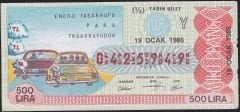 1985 19 Ocak Yarım Bilet - Y Serisi