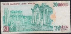 7.Emisyon 20 000 000 Lira F36 976085 Çok Temiz