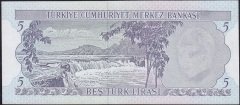 6.Emisyon 2.Tertip 5 Lira K64 128502 Çilaltı Çil