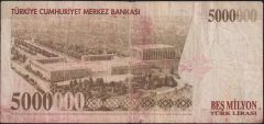 7.Emisyon 5 000 000 Lira L54 957935 Temiz