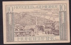 AVUSTURYA 10 HELLER NOTGELD 1920 ÇİL
