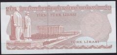 6.Emisyon 3.Tertip 20 Lira G38 875686 Ççt Çilaltı