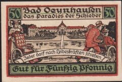 Almanya 50 Pfennig Notgeld 1921 Çil