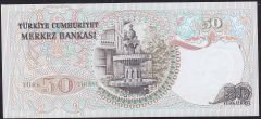 6.Emisyon 2.Tertip 50 Lira J15 587092 Çilaltı Çil