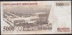 7.Emisyon 5 000 000 Lira G27 350073 Çok Temiz